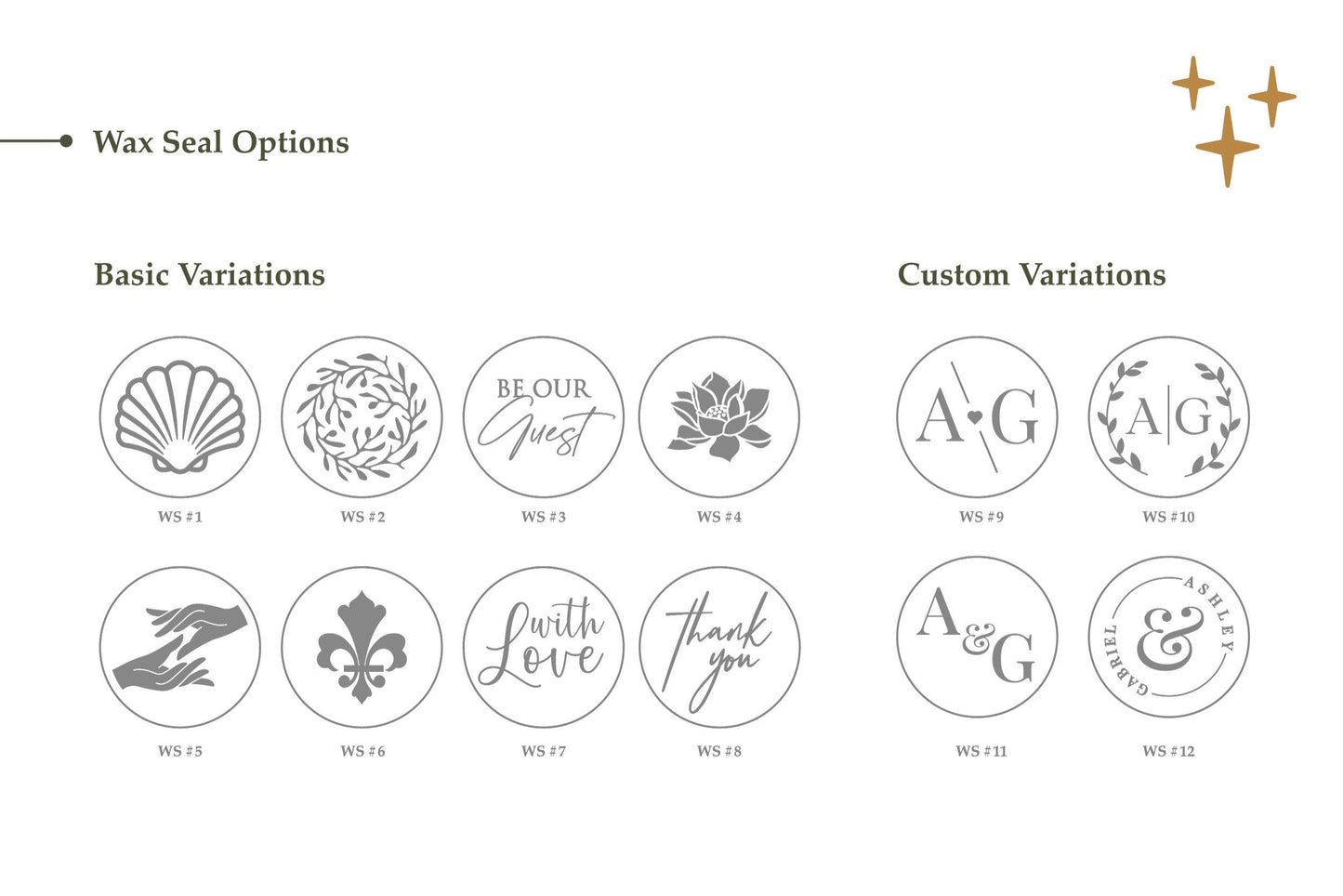 Brown Wax & Seal - LA Invitations Co