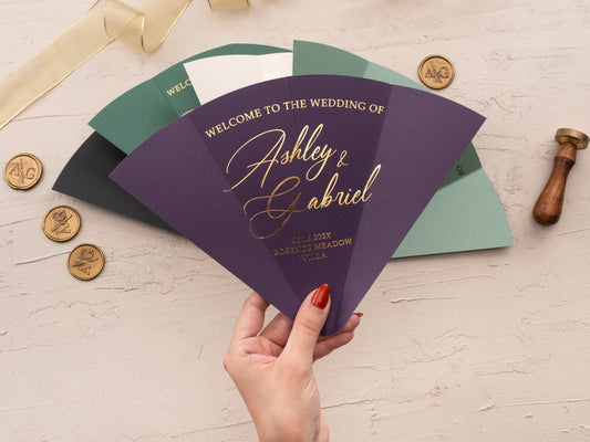 Personalized Hand Fan - LA Invitations Co